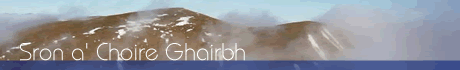 Sron a' Choire Ghairbh Title Image