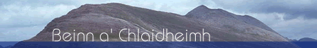 Beinn a' Chlaidheimh Title Image