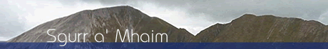Sgurr a' Mhaim Title Image