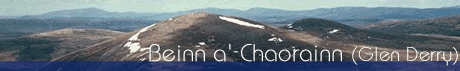 Beinn a' Chaorainn [Glen Derry] Title Image