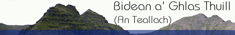Bidean a' Ghlas Thuill Title Image