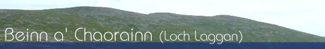 Beinn a' Chaorainn [Loch Laggan] Title Image