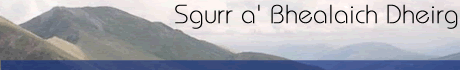Sgurr a' Bhealaich Dheirg Title Image